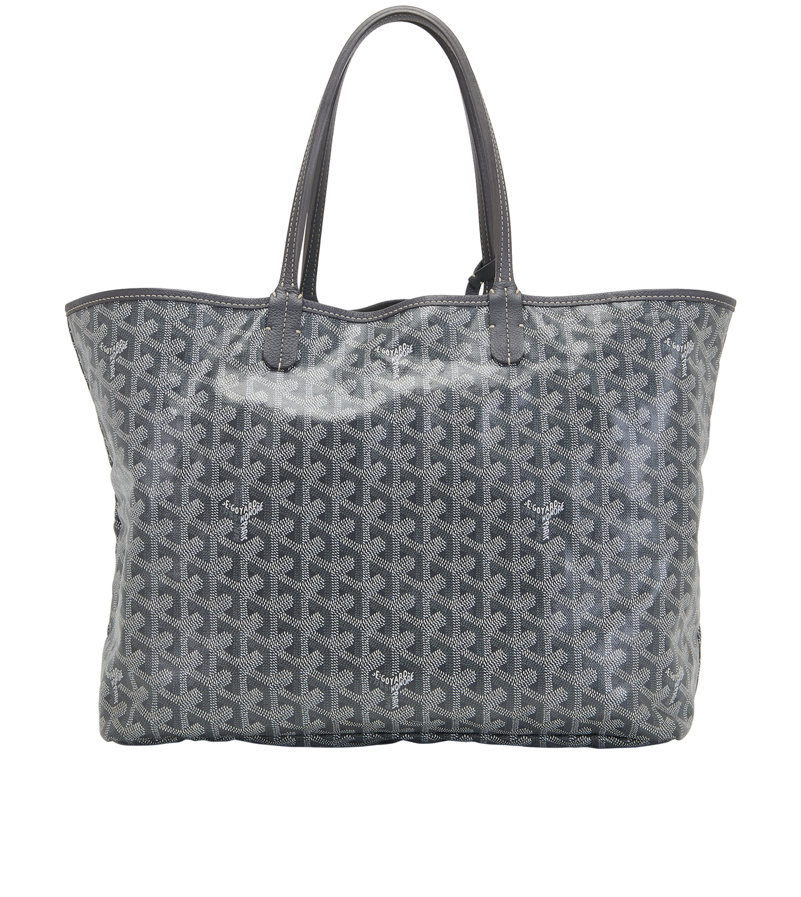 Saint Louis PM, &pound;1,500, Handbags, Grey, Canvas, Back view